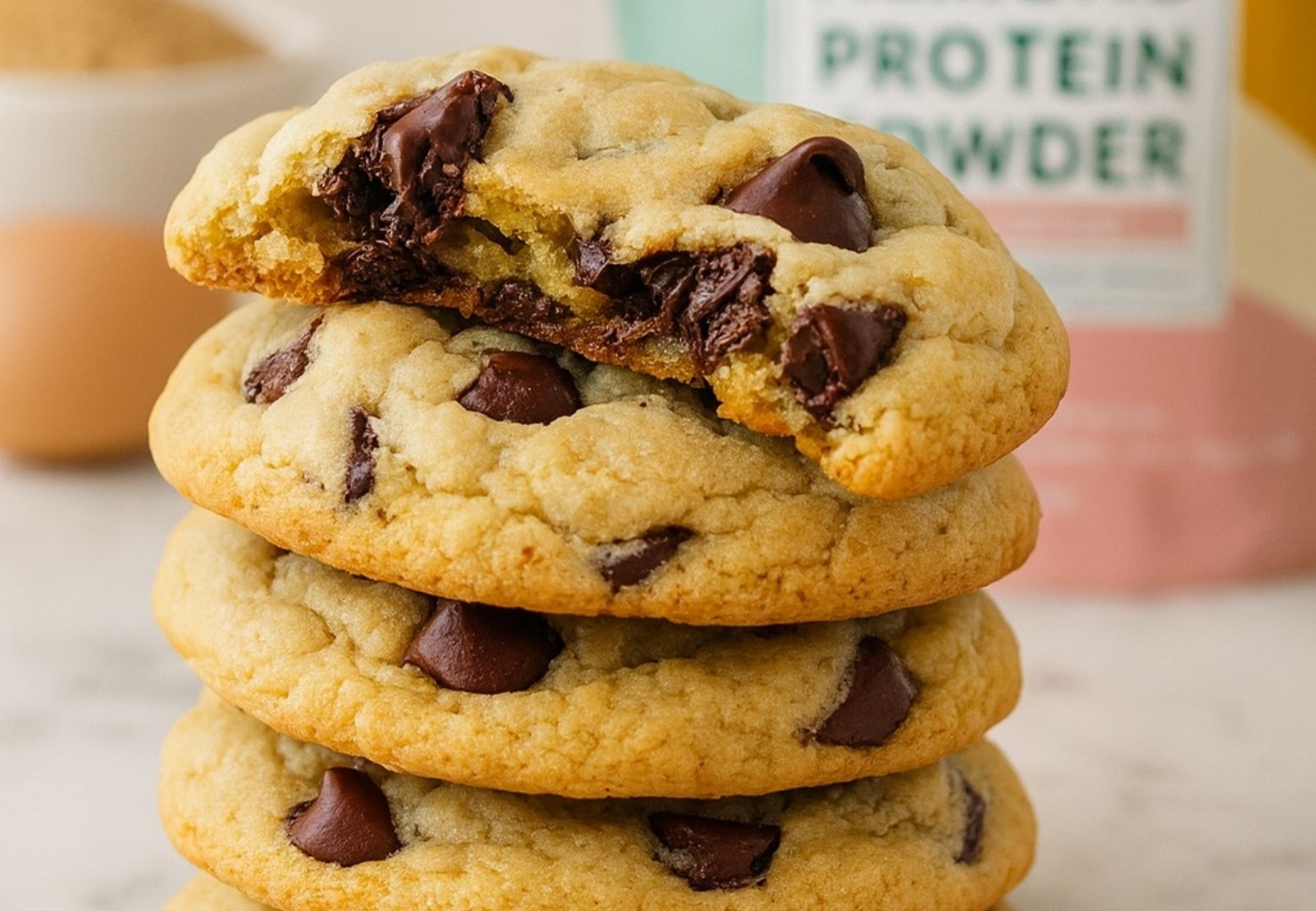 The Best Chocolate Chip Protein Cookies