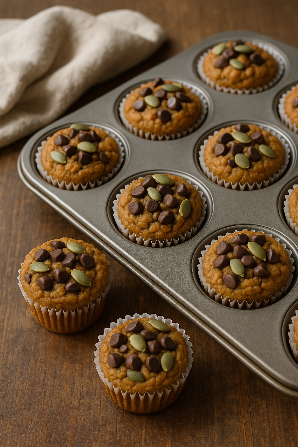 Protein Pumpkin Spice Muffins