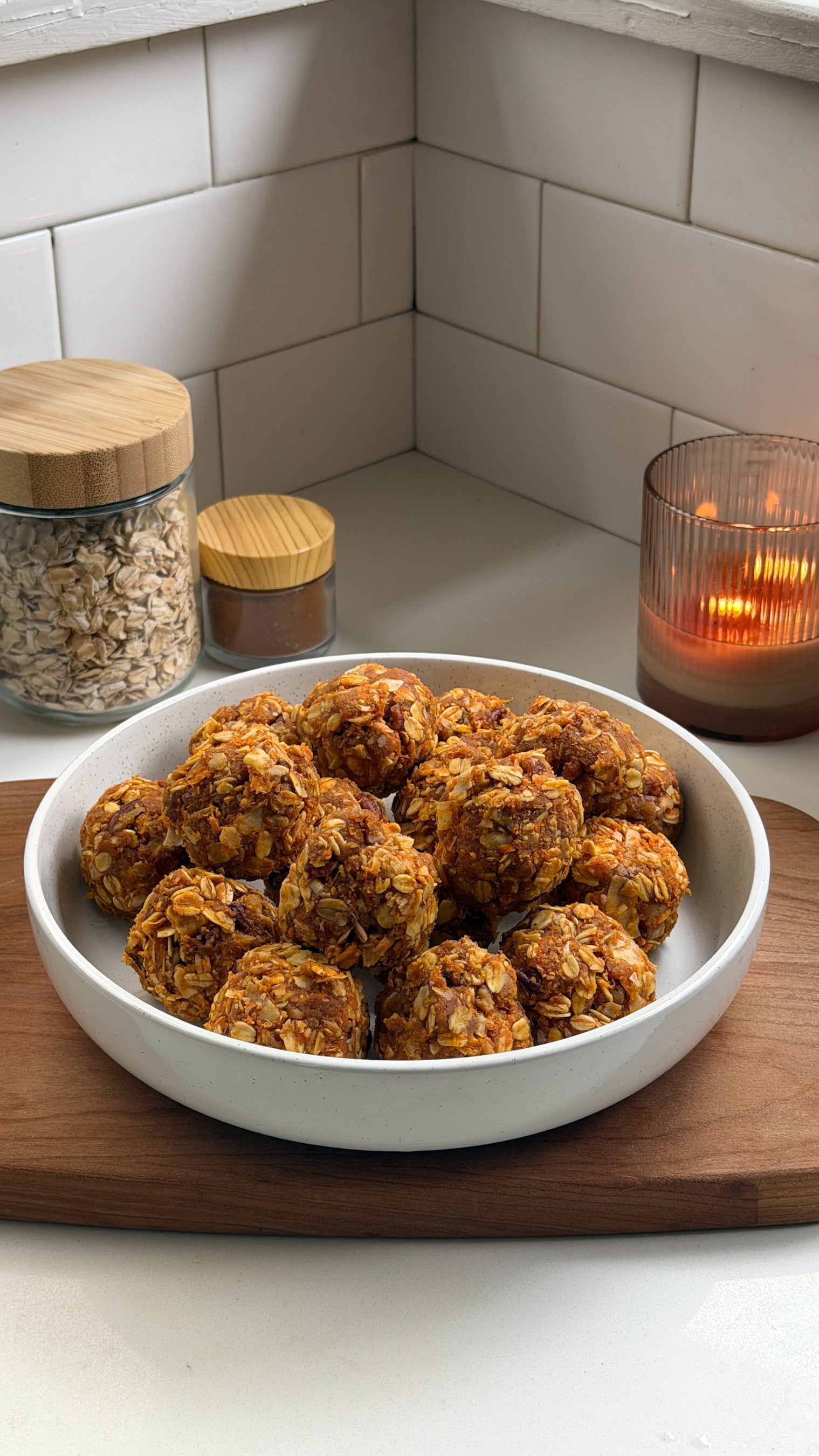 Carrot Cake Protein Bites