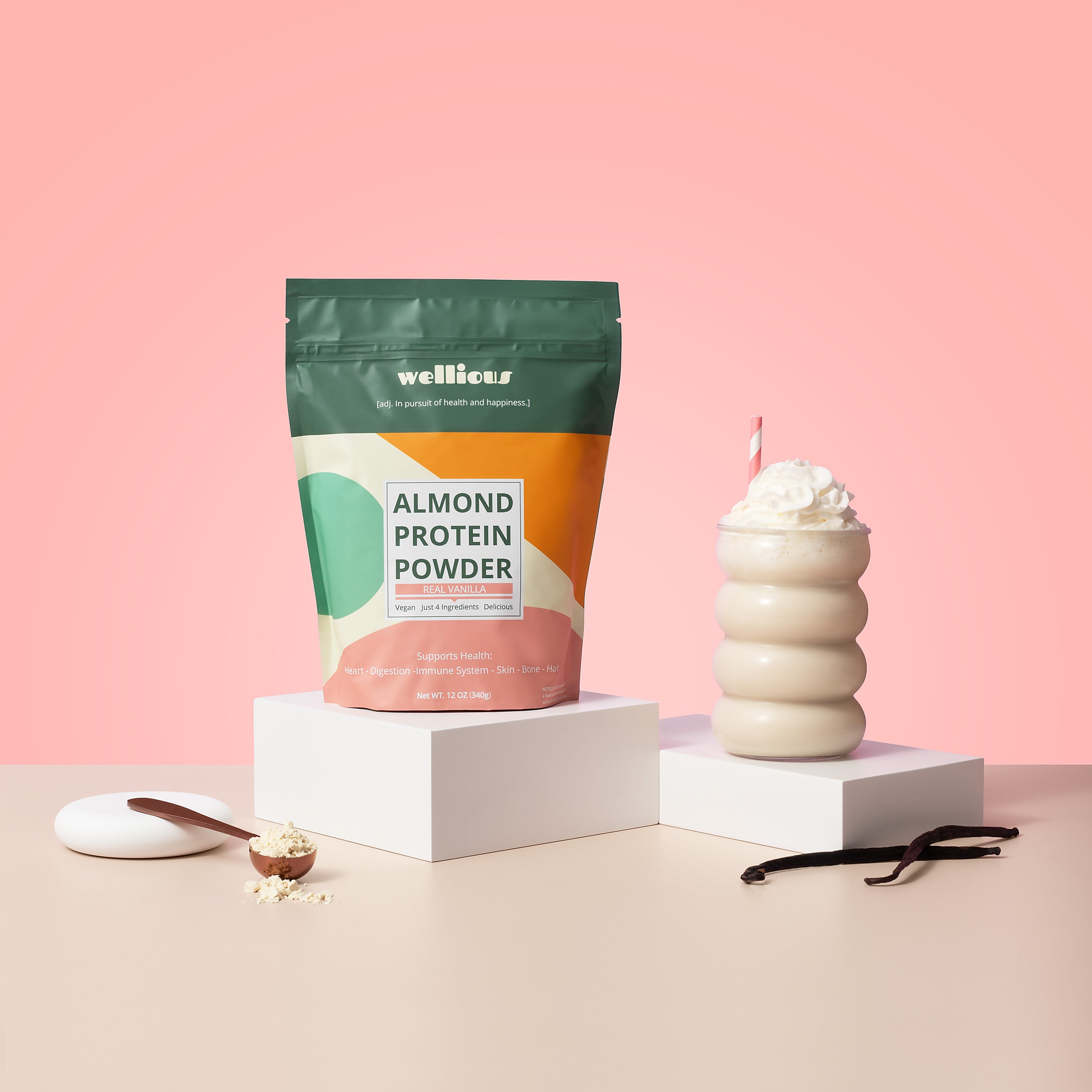 Wellious Protein Powder - Real Vanilla